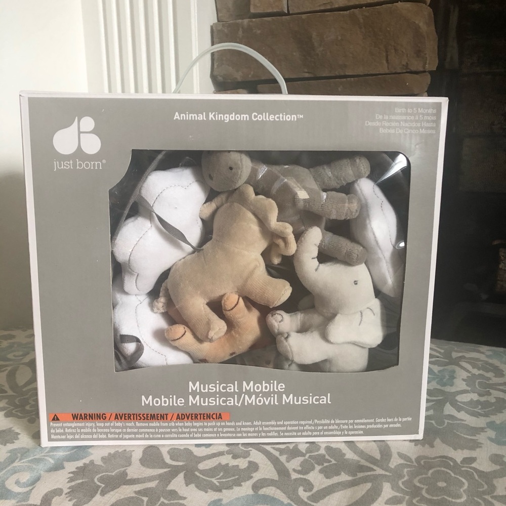 Just Born Animal Kingdom Musical Mobile